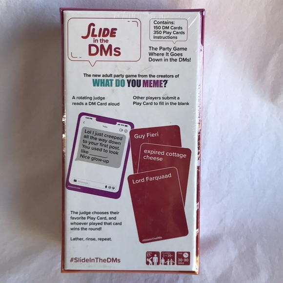 Slide in the DMs party card game - Picture 3 of 3